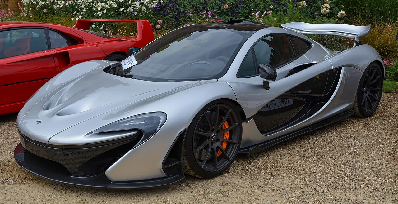 McLaren P1 model reference photo; not the listed vehicle