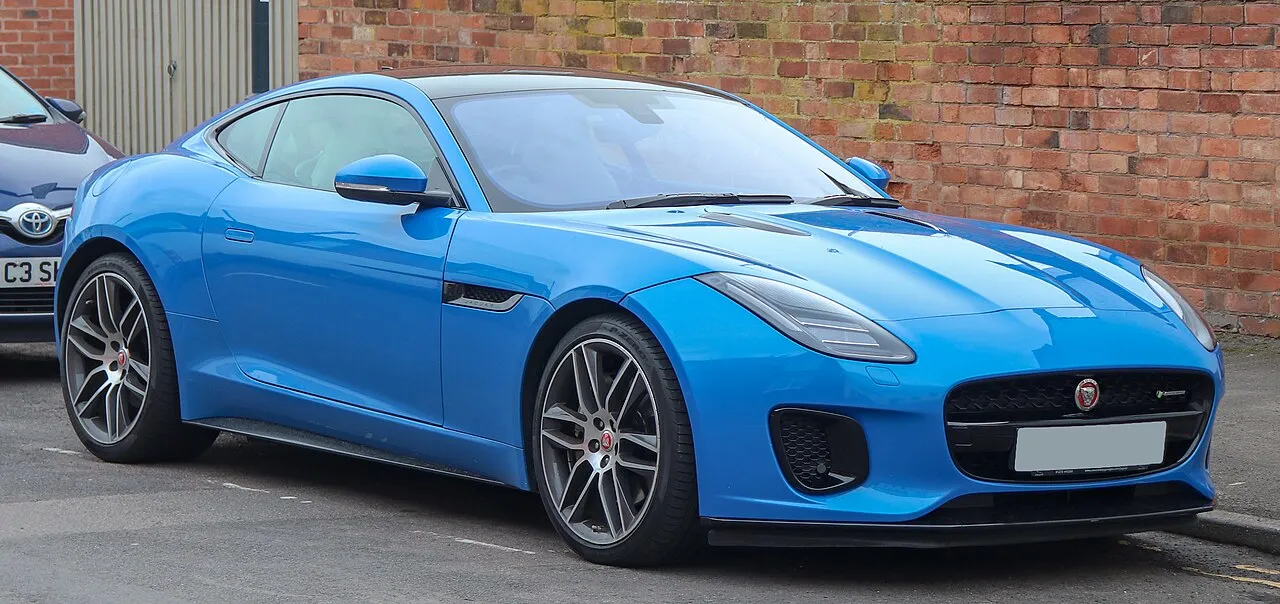 Jaguar F-Type model reference photo; not the listed vehicle