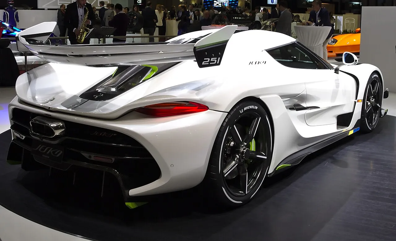 Koenigsegg Jesko model reference photo; not the listed vehicle