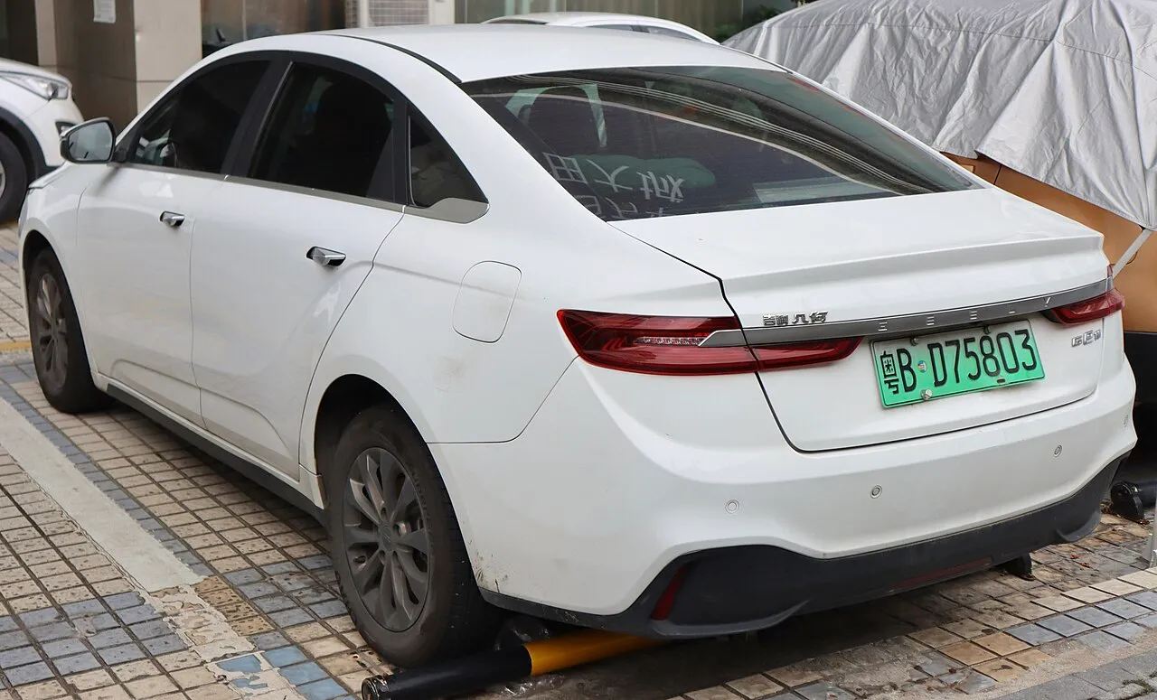 2019 Geely Geometry A (rear) — model reference, not inventory photo