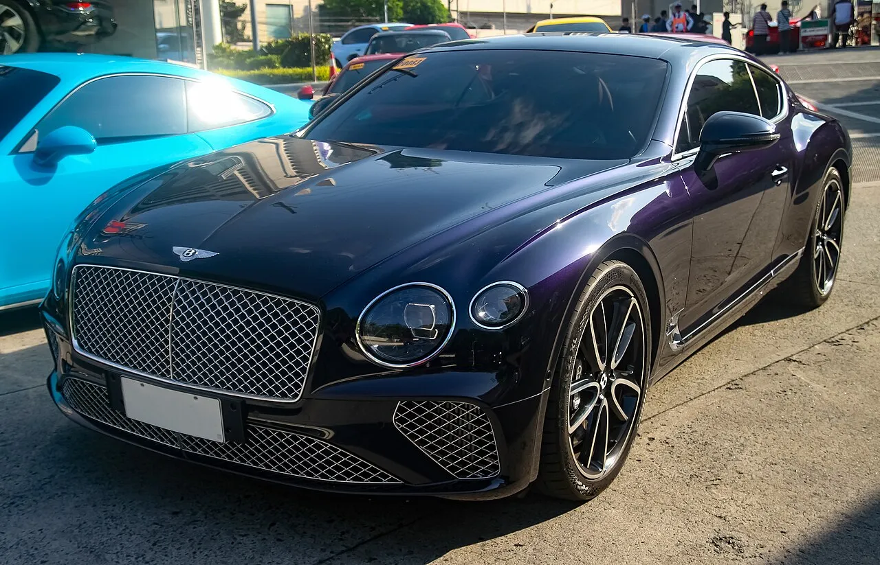 Bentley Continental GT model reference photo; not the listed vehicle