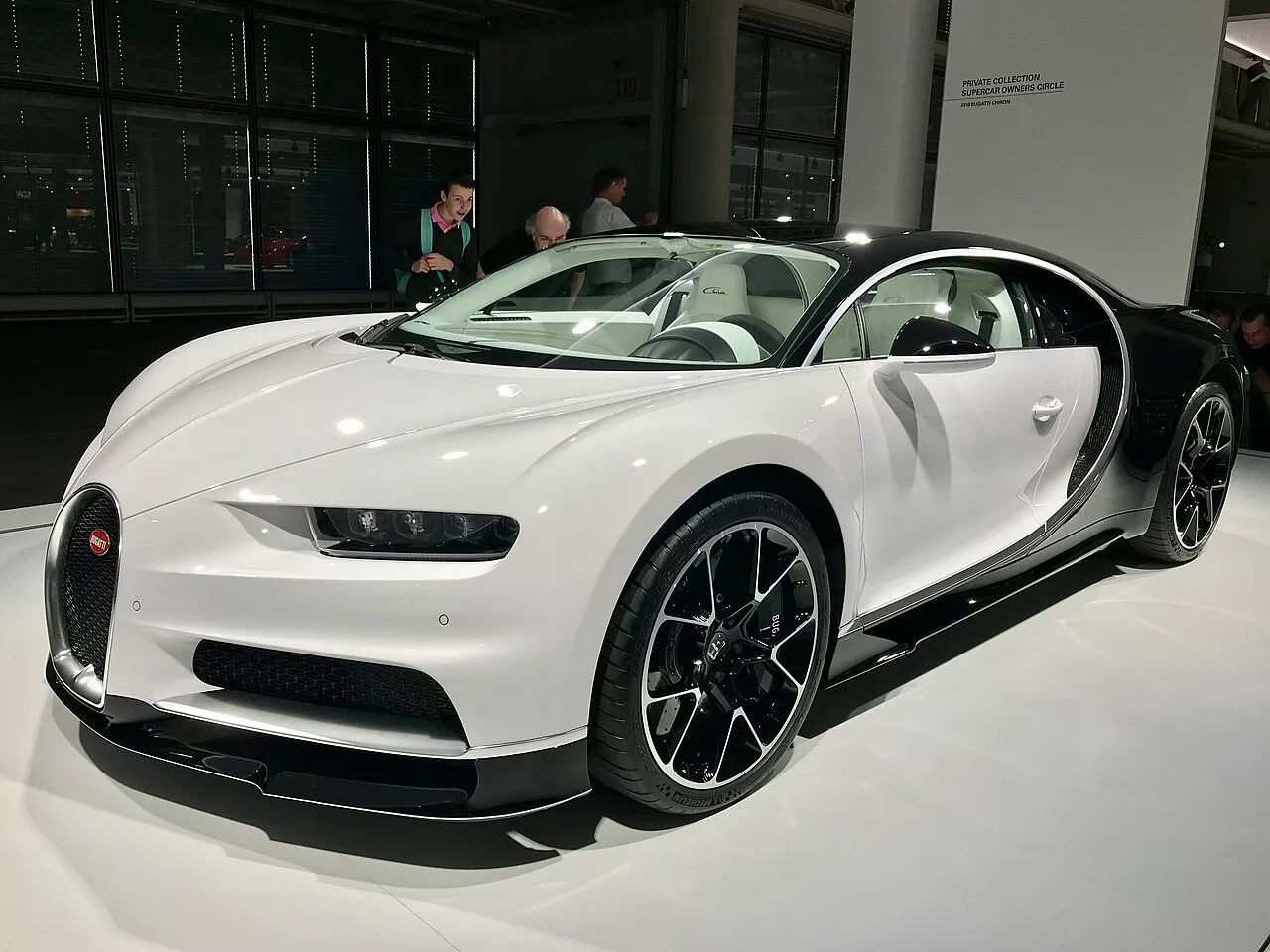 Bugatti Chiron at Grand Basel 2018 (Ank Kumar) 07 — model reference, not inventory photo