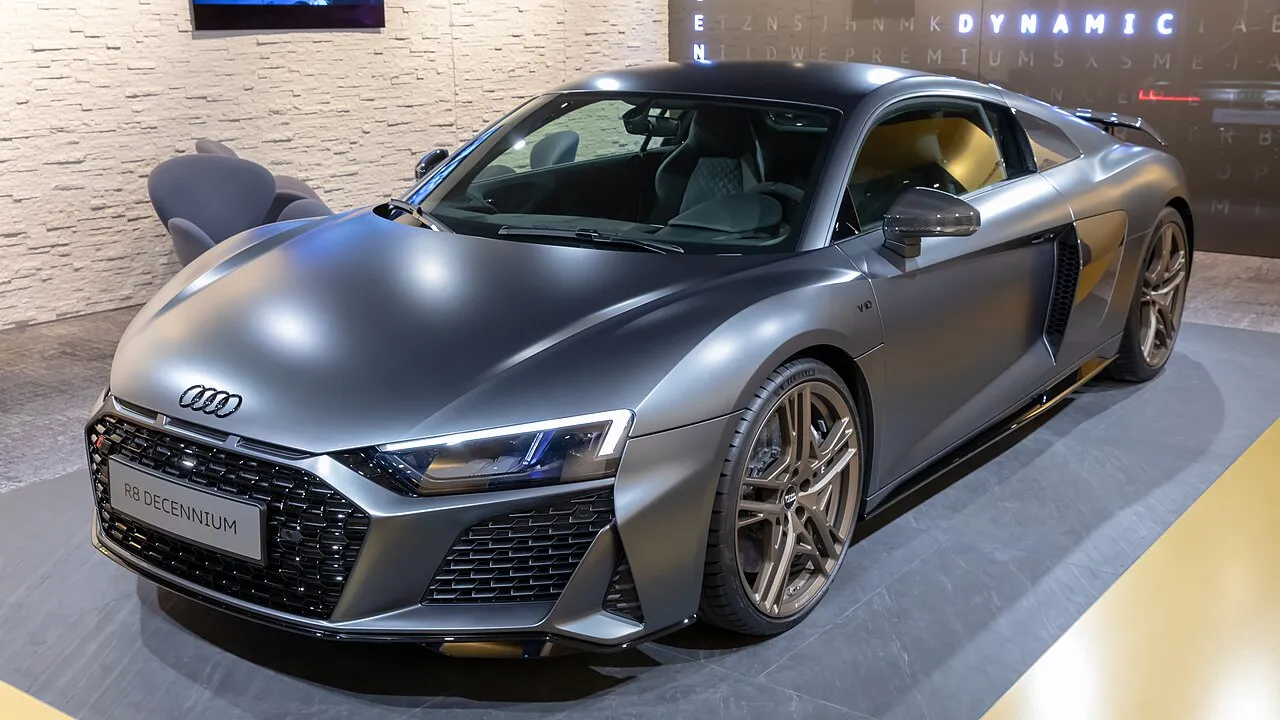 Audi R8 V10 Decennium, GIMS 2019, Le Grand-Saconnex (GIMS1180) — model reference, not inventory photo